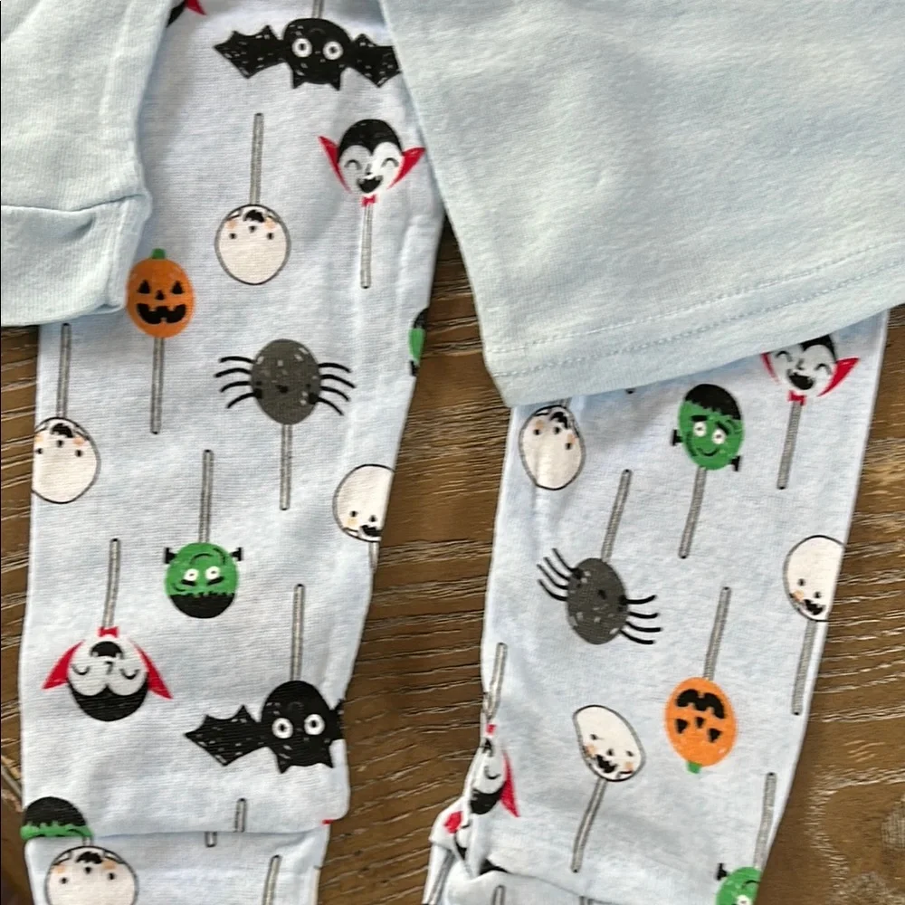 NWT! 4 Piece Set Halloween Holiday Bakery Cake Pop Candy Pajama 18 months baby